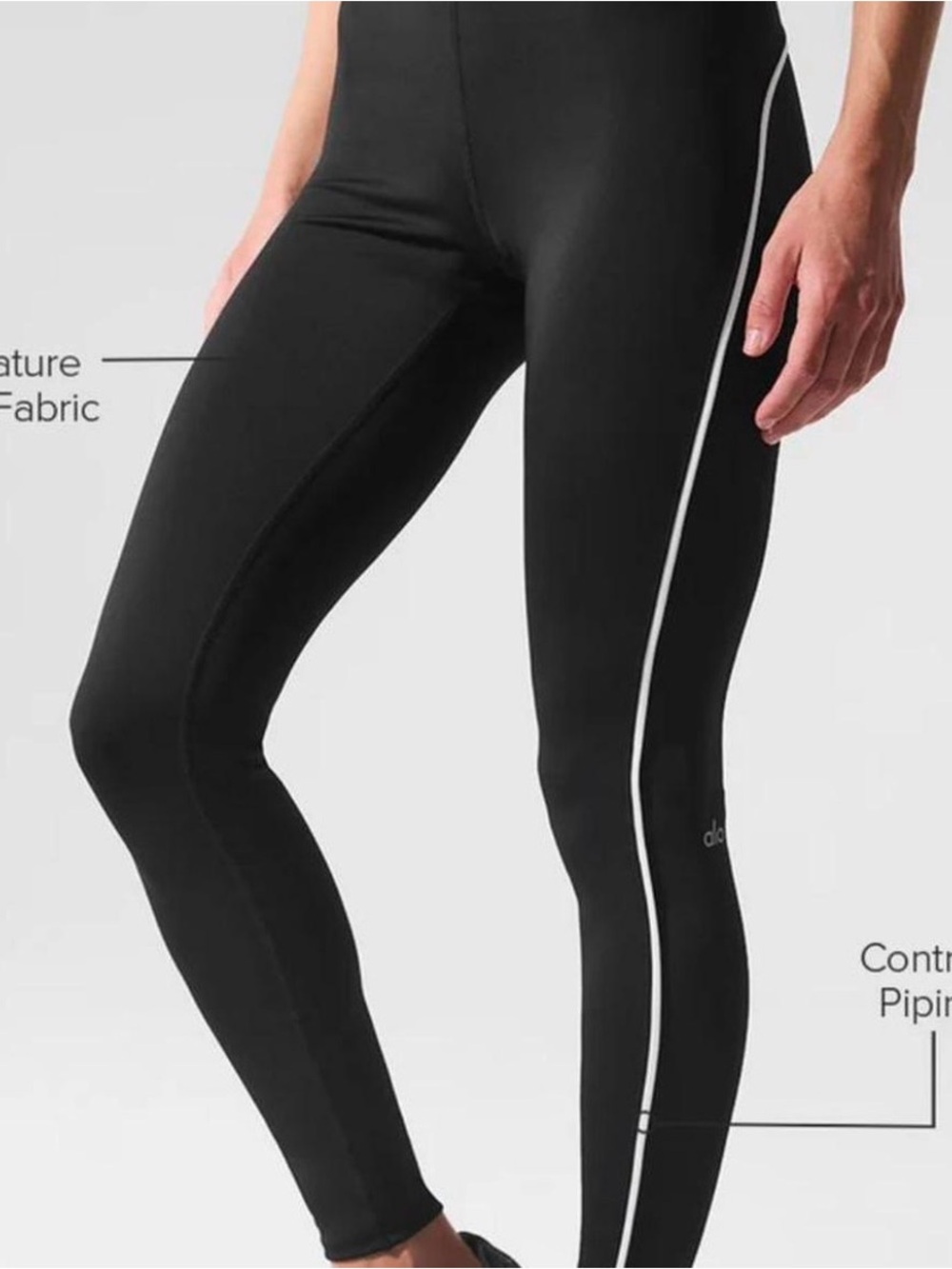 Alo Yoga Women's Black Leggings - Picture 5 of 5